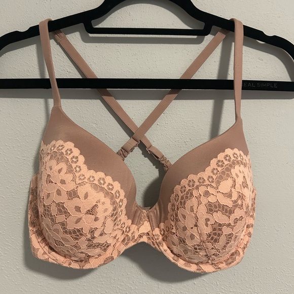 Victoria's Secret Other - Victoria's Secret Tan Lace Bra with Strappy Back